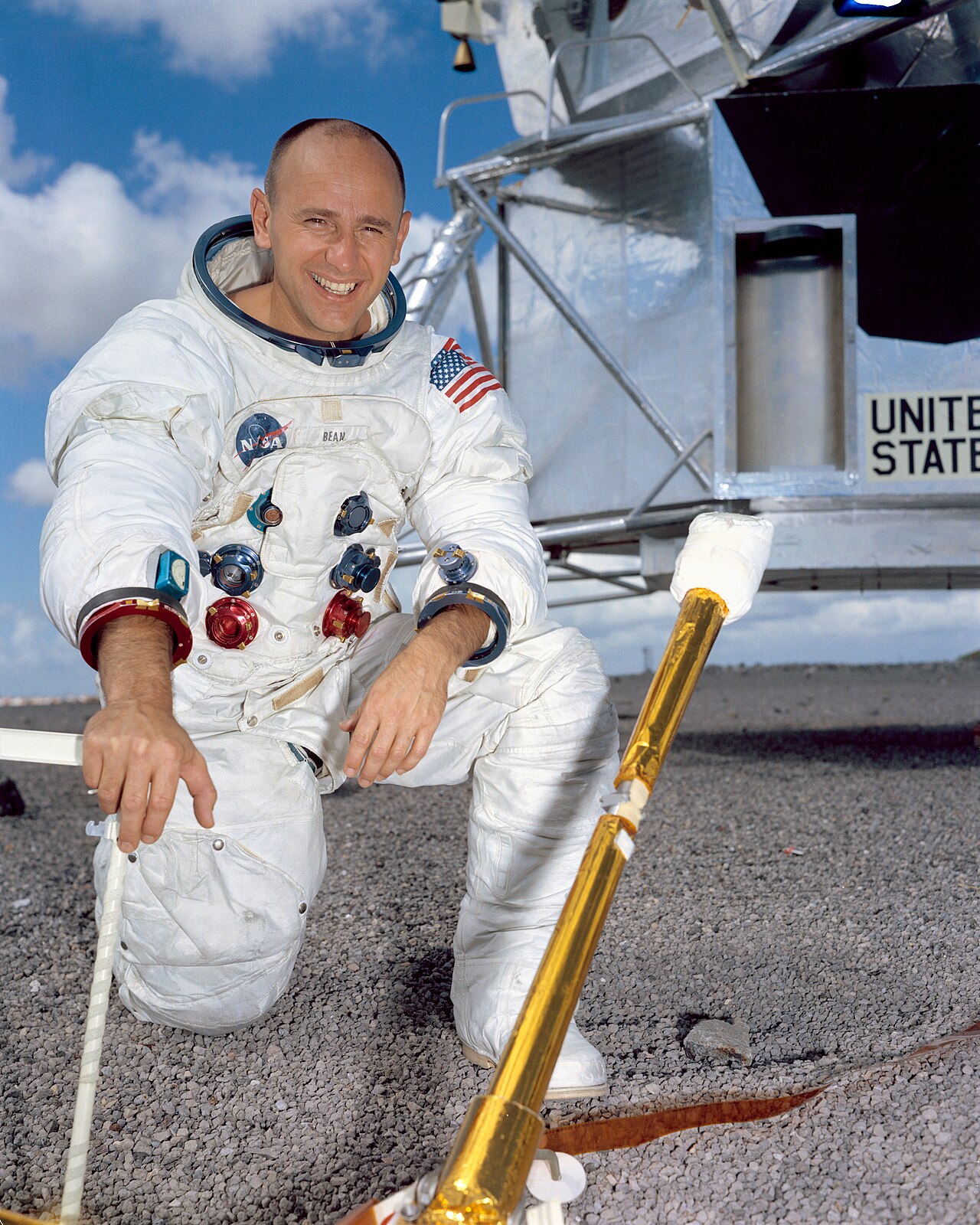 Alan Bean, NASA portrait, 1969