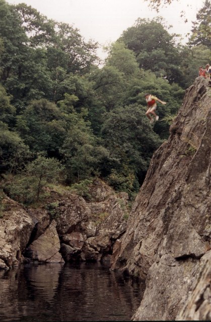 The Soldier's Leap over the River Garry at Killiecrankie